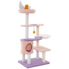 Costway Cat Tree Indoor Multi-level Cat Tower Kitty Play House Activity Center