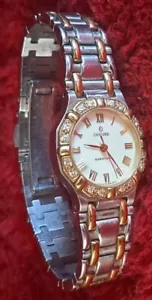 Concord Ladies Saratoga Silver & Gold Plated With Diamonds Watch - Picture 1 of 16