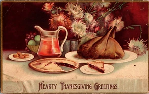 Cartolina Auguri di Ringraziamento Cordiali Firmata Ellen Clapsaddle Non Spedita - Foto 1 di 4