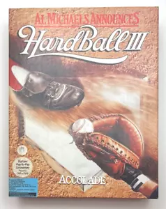Al Michaels anuncia disquetes Hard Ball III - (PC, 1992) - 5,25 - Imagen 1 de 6