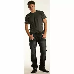 Draggin Drayko Drift Blue Motorbike Motorcycle Hand Distressed Denim Jeans - Picture 1 of 1