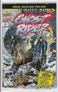 GHOST RIDER #31 (1990) SEALED ~ 1ST FULL MIDNIGHT SONS TEAM ~ NEAR MINT/MINT 9.8 - Bild 1 von 2