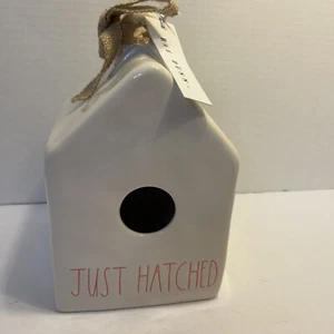 Rae Dunn Spring Vogelhaus "JUST HATCHED" Neu mit Etikett von Magenta - Bild 1 von 11