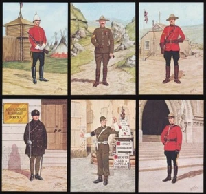 1986 Canada ~ RCMP Uniforms 1873-1986 ~ Royal Canadian Mounted Police ~ 6 PC set - Bild 1 von 14