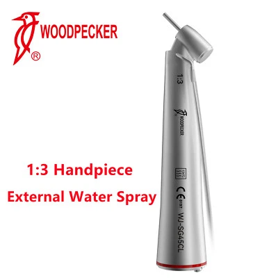 Pájaro carpintero dental contra ángulo 1:3 pieza de mano de pulverización de agua externa fibra óptica Foto 1 de 4