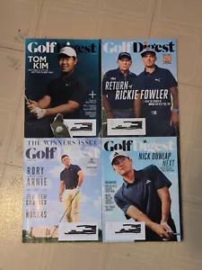 Lot Of 4 Golf Digest Magazines 2024 Fast Shipping - Picture 1 of 5