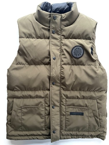 Gilet freestyle originale Canada Goose M L gilet giacca felpa con cappuccio maglione cappello