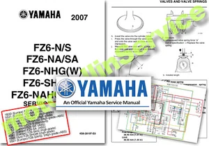 Yamaha FZ6 N and S FAZER Workshop Manual 2007 2008 2009 Service Shop - Picture 1 of 2