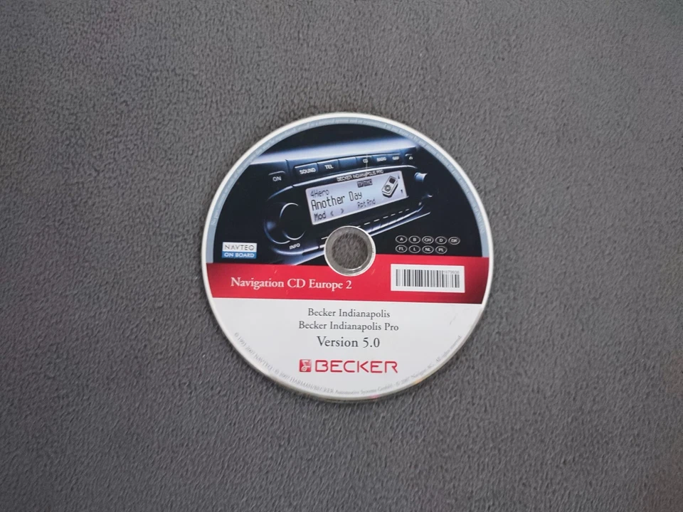 CD Navigation BECKER Indianapolis ( Pro ) DEUTSCHLAND BENELUX ALPEN 2008 V5.0 - Bild 1 von 1