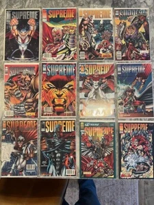 Supreme Comic Lot #'s 1-11 and 13 - Image Comics - Rob Liefeld - 1992 - Huge Lot - Picture 1 of 13