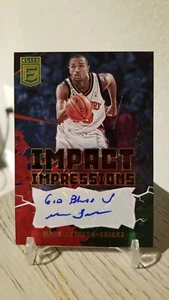 2021-22 Donruss Elite MARK JACKSON Impact Impressions Red Green Auto SP! KNICKS - Picture 1 of 2