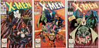 Lot 3 Uncanny X-Men #239 240 241 1ère Couvertures Mr. Sinister Goblin Queen Marvel 1988