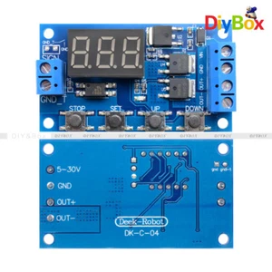 Trigger Cycle Timer Delay Switch 12 24V Circuit Board MOS Tube Control Module - Picture 1 of 12