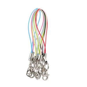 100 Pcs Mobile Phone Rope Keychain Lanyard for Id Badges Lanyards - Zdjęcie 1 z 12