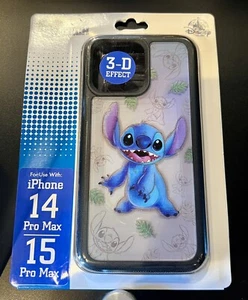 DISNEY PARKS Stitch Palm Leaf iPHONE 14 Pro Max 15 Pro Max Case - Photo 1 sur 1