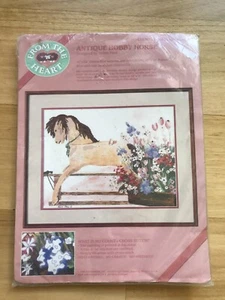 Dimensions Antique Hobby Horse Floral No Count Cross Stitch Kit Helen Paul 53905 - Bild 1 von 10