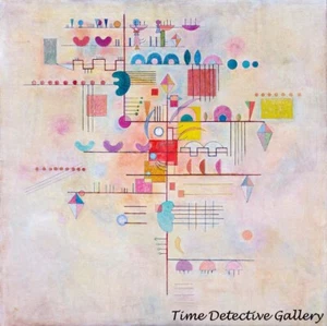 'Gentle Accent' Abstract by Wassily Kandinsky - Abstract Art Print - Picture 1 of 1