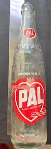 Puerto Rico, Vintage, PAL SODA BOTTLE, SAN JUAN, used, dug bottle - Bild 1 von 6