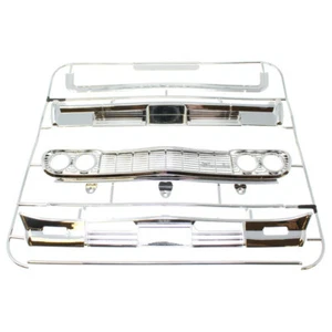 RedCat Chrome BUMPERS + GRILL Body Parts For 1964 IMPALA -CHROME - RER13855 - Picture 1 of 3