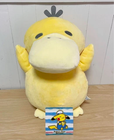 Pokemon Center Original Pikachu with Psyduck Yokohama R Japan Plush Doll Cover