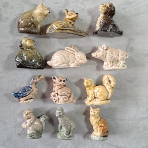 12 x Wade Whimsies, gemischte Tiere, u.a. Katze, Wolf, Eichhörnchen. Konvolut #4 - Bild 1 von 8
