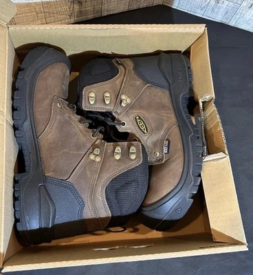 KEEN Utility Work Boots Mens Size 9D Independence 6in WP Soft Toe 1026489D - Image 1 of 4