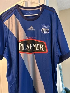 CAMISETA DE FÚTBOL VINTAGE LOCAL ADIDAS RETRO EMELEC 2017 2018 NUEVA CON ETIQUETAS TALLA XXL HOMBRE. - Imagen 1 de 5