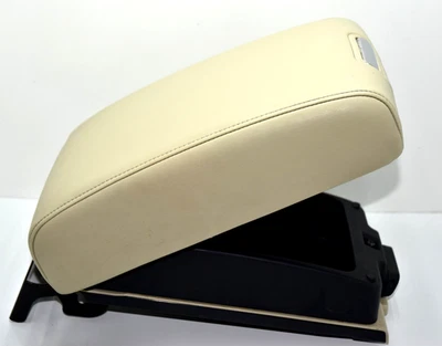 💎 2006-2008 Infiniti FX35 бежевый центральная консоль подлокотник крышка в сборе кожаный OEM - Изображение 1 из 4