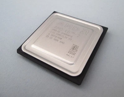 AMD Socket 7 CPU, AMD K6-2 400AFQ, 400 Mhz CPU Processor - Image 1 of 3