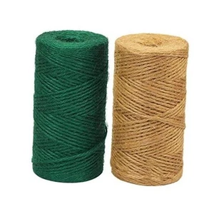 Natural Jute Twine,3 Ply 100m Long Crafts and Arts Twine String Garden Twine - Picture 1 of 8
