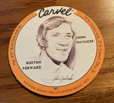 1975 Carvel & 1976 Buckman's Discs John Havlicek Boston Celtics Ohio State NM