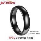 Men Women RFID Ceramics Ring 125KHZ or 13.56MHZ Smart Finger Ring Wear 19-21mm