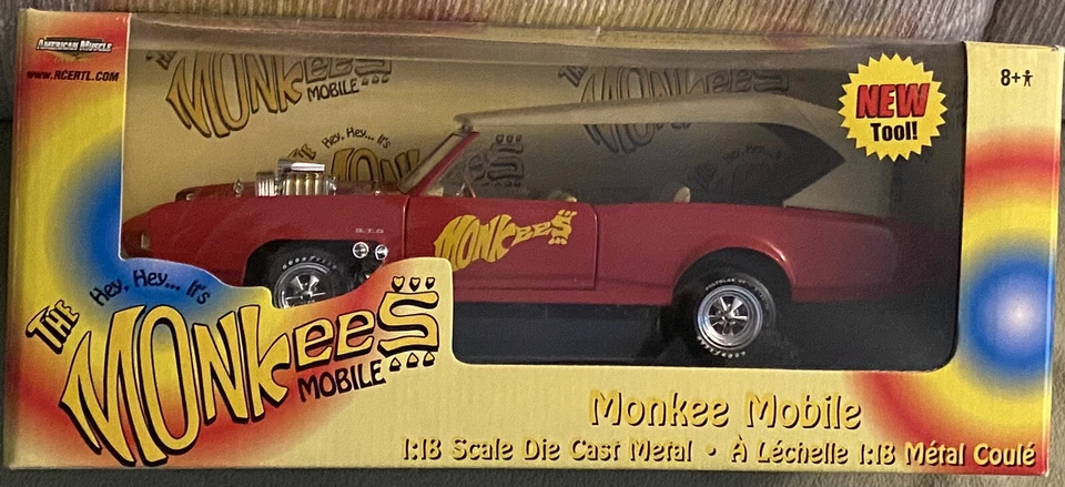 1 18 Ertl American Muscle The Monkees Mobile in Red 33150