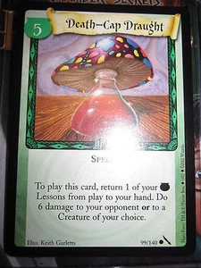 HARRY POTTER TCG GAME CARD CHAMBER OF SECRETS DEATH-CAP DRAUGHT 99/140 COM MINT - Bild 1 von 1