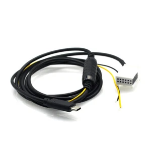Mp3 aux charger typec usb music cable For BMW e60 E66 e61 e63 e90 E92 iphone15 - Picture 1 of 6