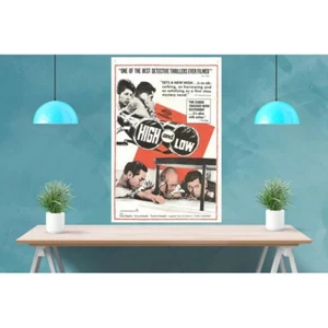 High and Low Fine Art Movie Poster - Foto 1 di 2