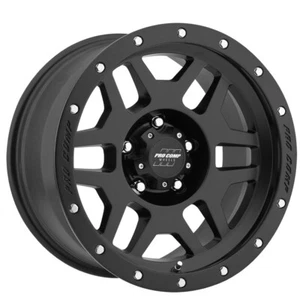 (1) 17x9 -6 Pro Comp PA41 Phaser 6x5.5 Satin Black Wheel - Picture 1 of 2