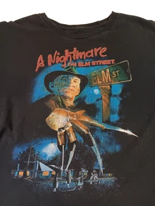 A Nightmare On Elm Street Men's Freddy Krueger Elm Street Sign T-Shirt XL - Picture 1 of 7