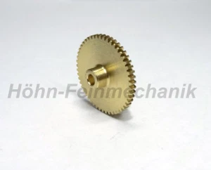 Stirnzahnrad, Zahnrad Modul 0,3, aus Messing, 50 Zähne - Bild 1 von 2