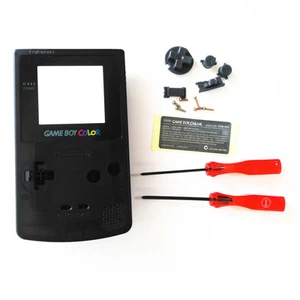 Smoke Black New Full Housing Shell for Nintendo Game boy Color GBC OEM Repair - Picture 1 of 5