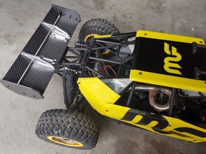 Carbon Fiber Rear Wing for DBXL 2.0 E Losi Desert Buggy XL 1/5 - Picture 1 of 4