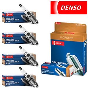 4 pcs Denso 3037 / W16PR-U Spark Plug Nickel Resistor