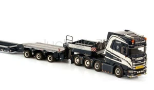 1:50 WSI For SCANIA CS20H 8X4 Low - bed Trailer Construct Vehicles Diecast Model - Picture 1 of 4