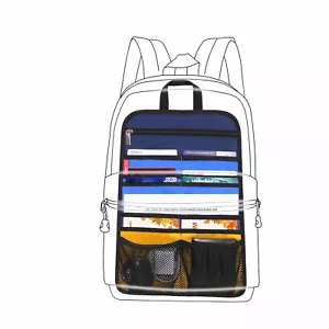 Backpack Insert Organizer Office File Document Storage Business Organizer - Picture 1 of 24