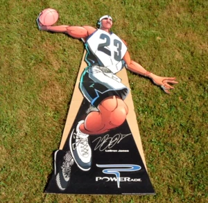  2004 Cleveland Cavaliers LEBRON JAMES Coca-Cola POWERade STANDEE STORE DISPLAY - Picture 1 of 10