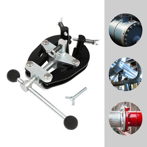 Abrazadera de tubo de metal ajustable de 1 a 2,5 pulgadas con mango para equipo médico - Imagen 1 de 11
