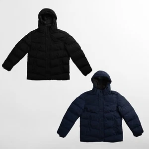 MENS Dissident Ripstop Padded Borg Lined Hood Puffer Coat Bennett FREE P&P - Picture 1 of 11