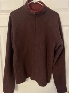 Mountain Hardwear Women's Jacket Full-Zip Wool Blend Long Sleeve Maroon Size XL - Picture 1 of 11