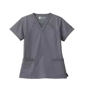 {MED} BIO Medical Uniform Scrub Top STRETCH 19098 MESH Pewter - Bild 1 von 1