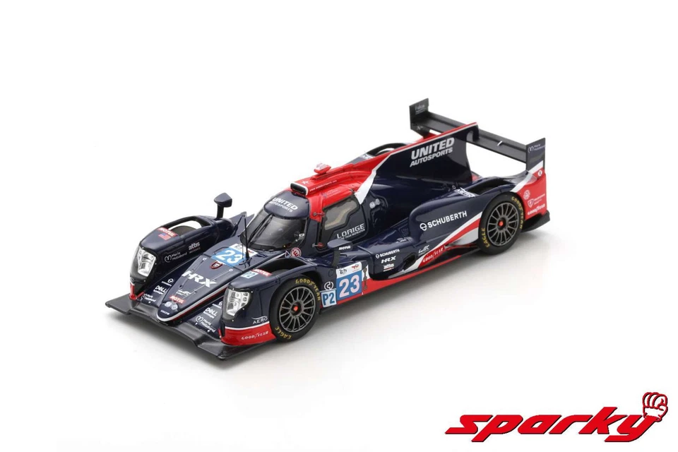 Spark 1/64 Oreca 07 - Gibson #23 United Autosports USA 10th Le Mans 2022 Y266 - Immagine 1 di 1